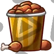 Chicken Bucket Golden Box - Channel Point Badge