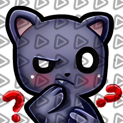 Cat Dark - WTF - Emote