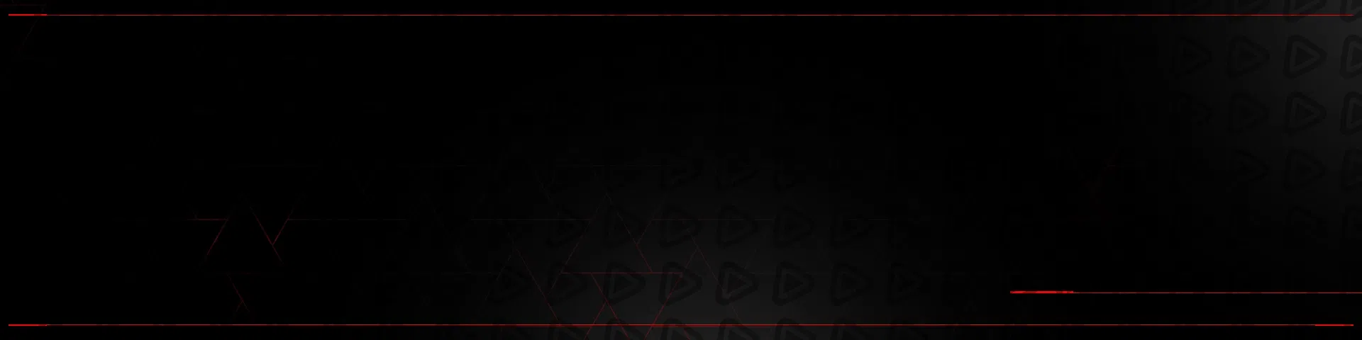 Minimal Red - Twitch Channel Banner