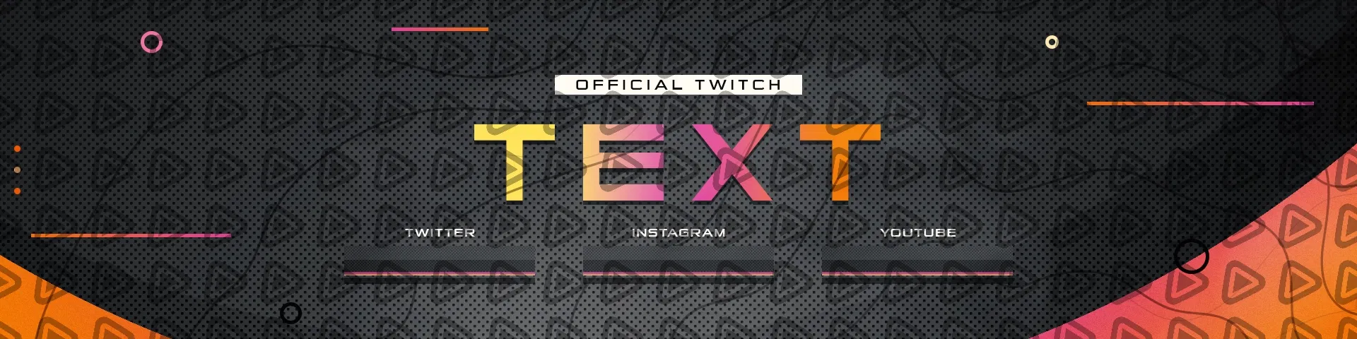 Scarlet - Twitch Channel Banner
