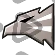 Silver Eagle Head - Channel Point Badge