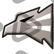 Silver Eagle Head - Channel Point Badge