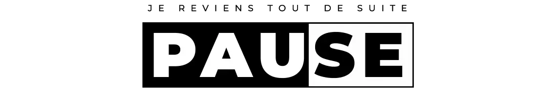 BlackWhite - Intermission Pause Text