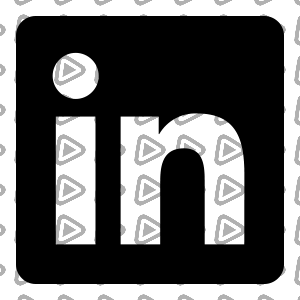 BlackWhite - Social Icon Linkedin
