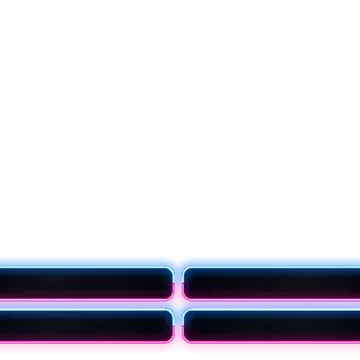 Clean Neon - Webcam 4 Panels