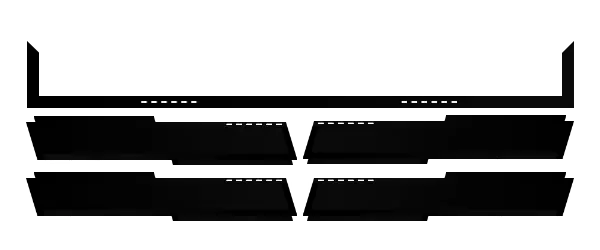 Dark Glitch - Greenscreen 4 Panels