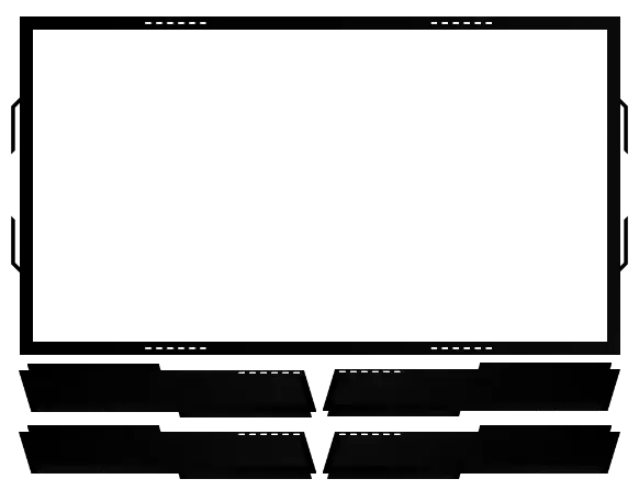 Dark Glitch - Webcam 4 Panels