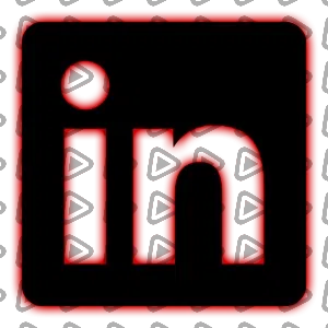 DARKTECH - Social Icon Linkedin