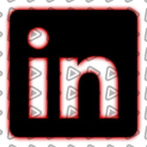 DARKTECH - Social Icon Linkedin
