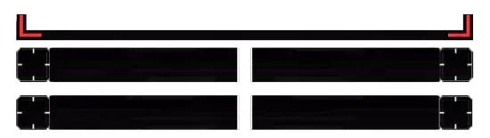 Darkzone - Greenscreen 4 Panels