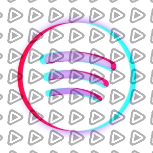 Glitchy - Social Icon Spotify