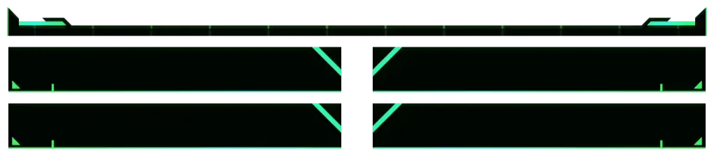 Matrix - Greenscreen 4 Panels