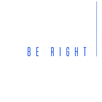 Minimal Blue - Intermission Pause Text