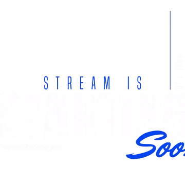 Minimal Blue - Intermission Starting Text