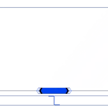 Minimal Blue - Webcam 2 Panels