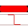 Minimal Red - Greenscreen 2 Panels