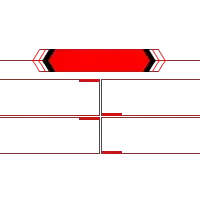 Minimal Red - Greenscreen 4 Panels
