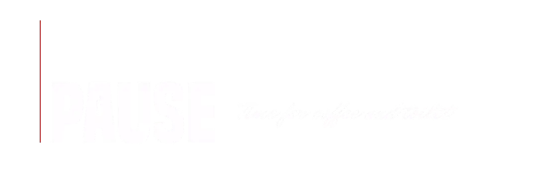 Minimal Red - Intermission Pause Text