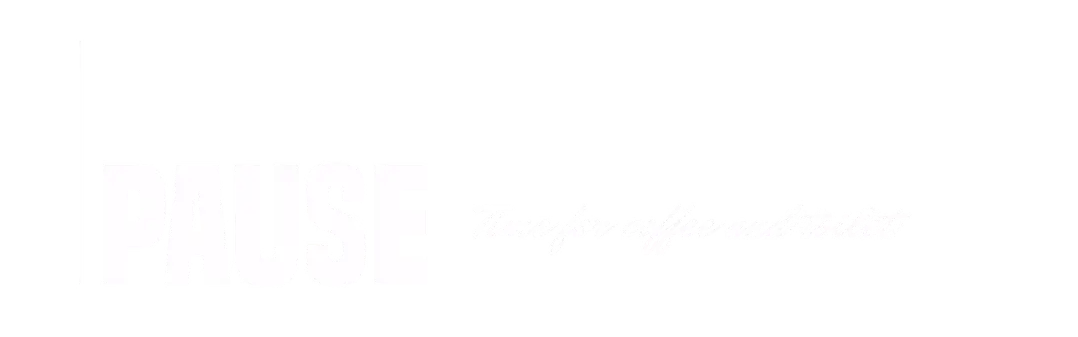 Minimal White - Intermission Pause Text