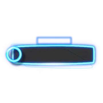 Neon Blue - Talkingbanner Infopanel