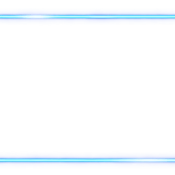 Neon Blue - Talkingbanner Game Border