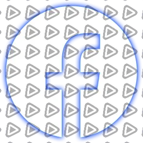 Neon Blue - Social Icon Facebook