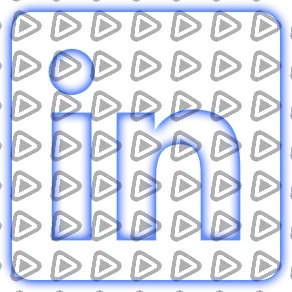 Neon Blue - Social Icon Linkedin