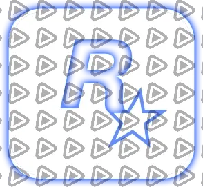 Neon Blue - Social Icon Rockstar