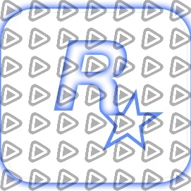 Neon Blue - Social Icon Rockstar