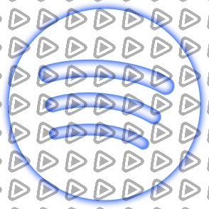 Neon Blue - Social Icon Spotify