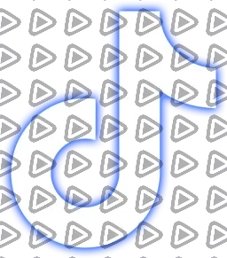 Neon Blue - Social Icon TikTok