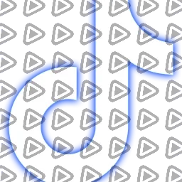 Neon Blue - Social Icon TikTok