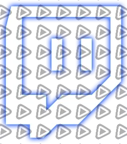 Neon Blue - Social Icon Twitch