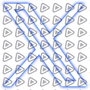 Neon Blue - Social Icon Twitter