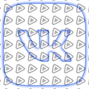 Neon Blue - Social Icon VK