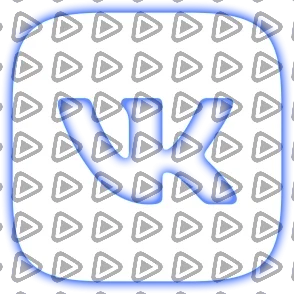 Neon Blue - Social Icon VK