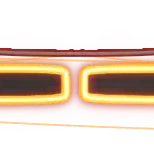 Neon Orange - Greenscreen 2 Panels