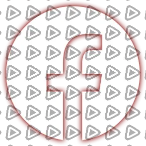 Neon Orange - Social Icon Facebook