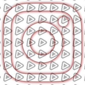 Neon Orange - Social Icon Instagram