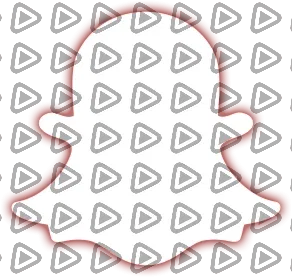 Neon Orange - Social Icon Snapchat