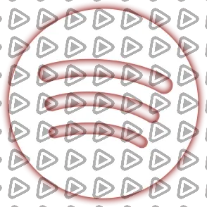 Neon Orange - Social Icon Spotify