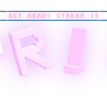 Pixelart - Intermission Starting Text