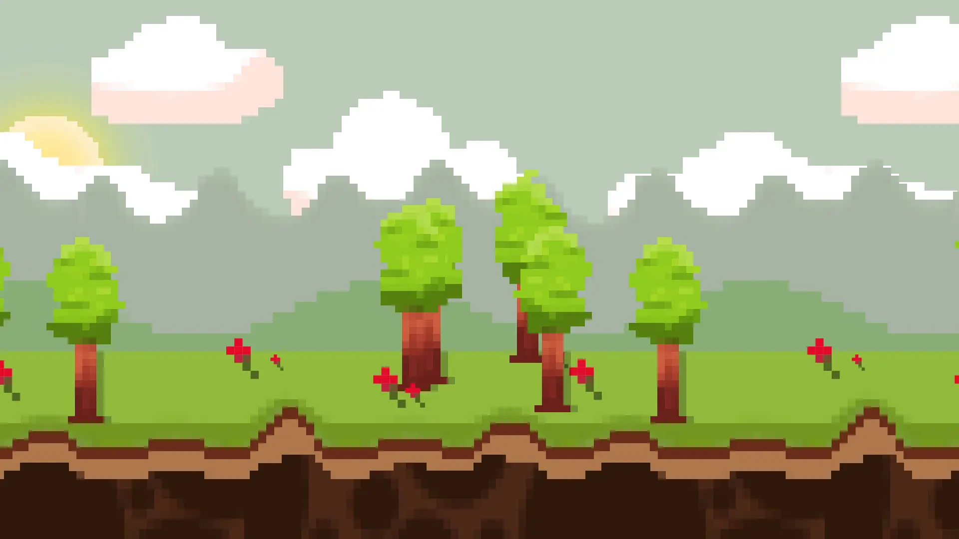 PixelWorld - Intermission Background