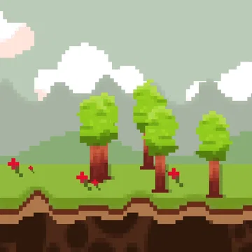 PixelWorld - Intermission Background