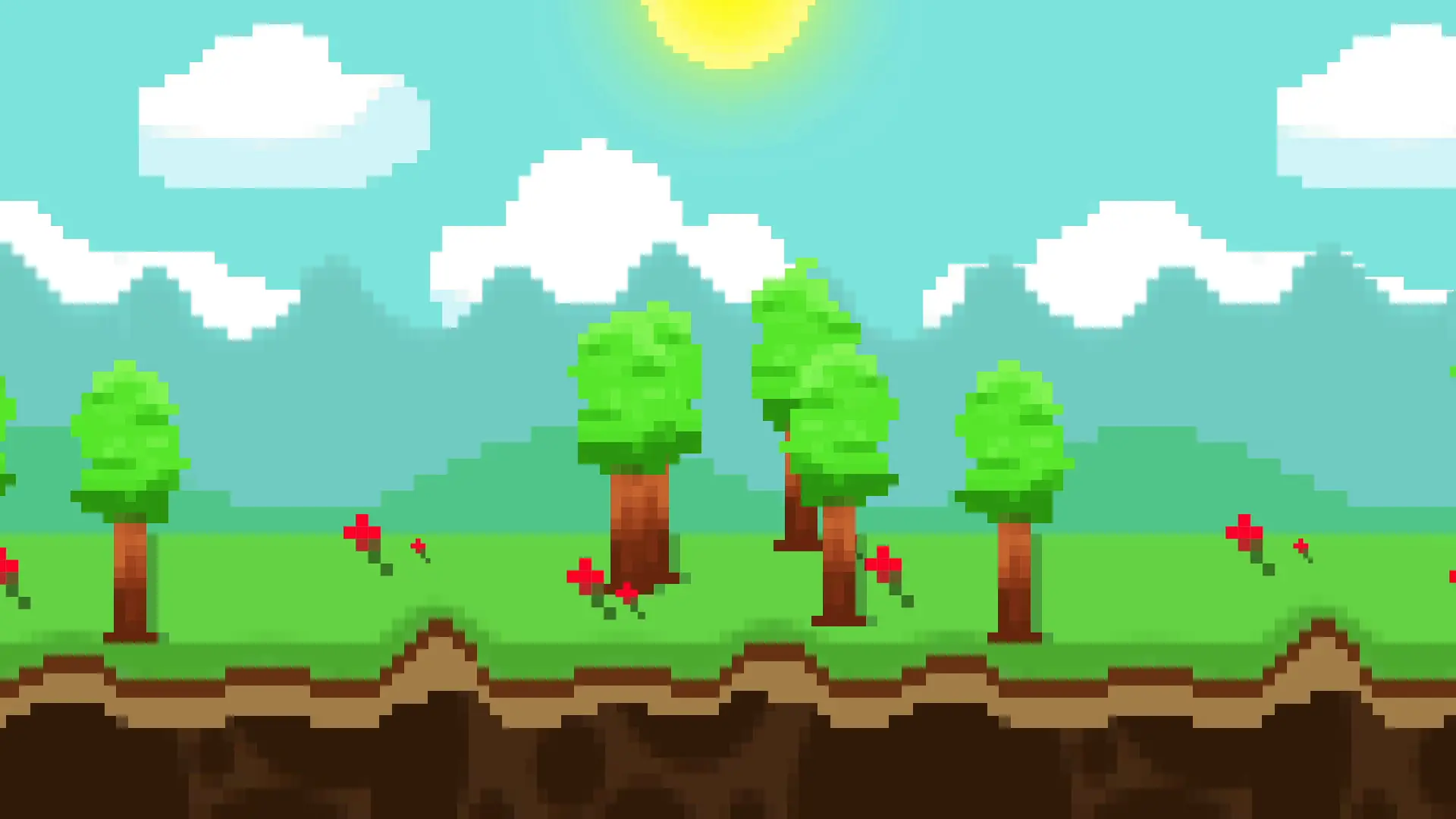 PixelWorld - Intermission Background