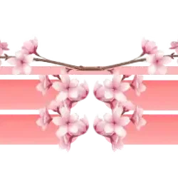 Sakura - Greenscreen 4 Panels