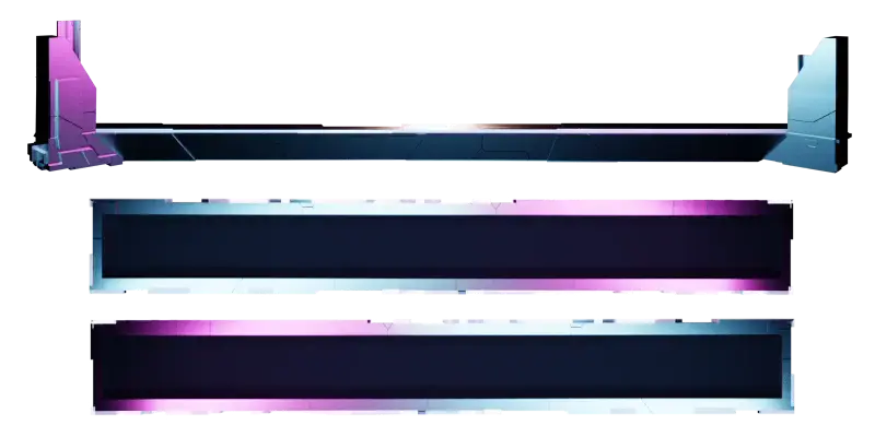 Spaceship - Greenscreen 4 Panels