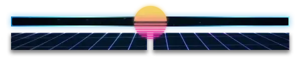 Synthwave - Greenscreen 2 Panels