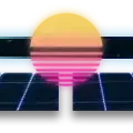 Synthwave - Greenscreen 2 Panels