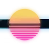 Synthwave - Greenscreen Blank